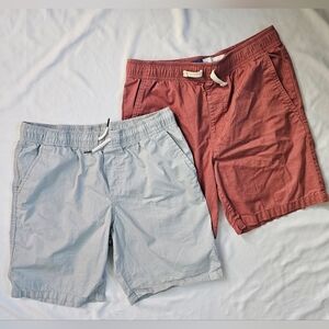 Set Of Two Boys Casual Shorts- Old Navy/Cat & Jack- Gray And Rust- XL